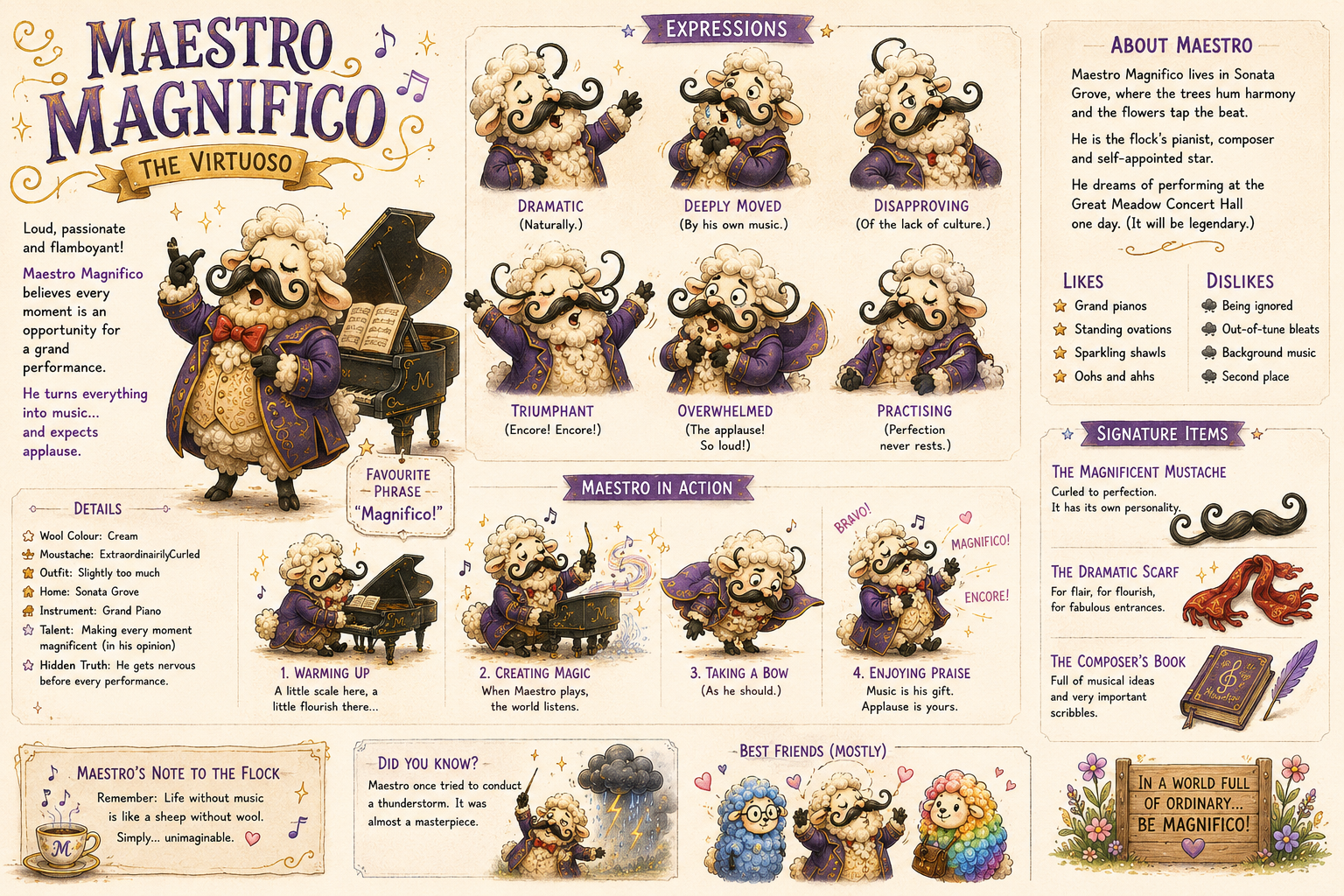 Maestro Magnifico reference sketch